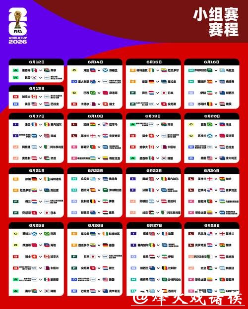 2026 年世界杯比赛时间在线查询指南 2026 年世界杯比赛时间在线查询指南